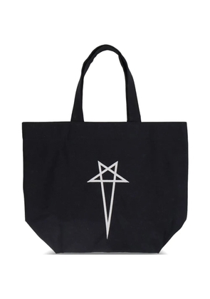 Rick Owens star-graphic shoulder bag - Black
