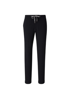 Marco Pescarolo drawstring-waist trousers - Blue