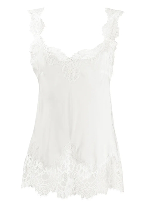 Gold Hawk lace tank top - Neutrals