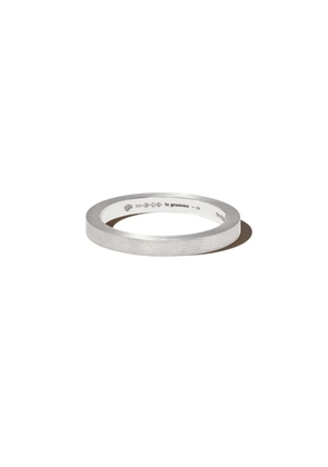 Le Gramme 18kt white gold 5g ribbon brushed band ring - Silver