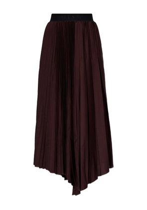 AllSaints Jax pleated asymmetric skirt - Red