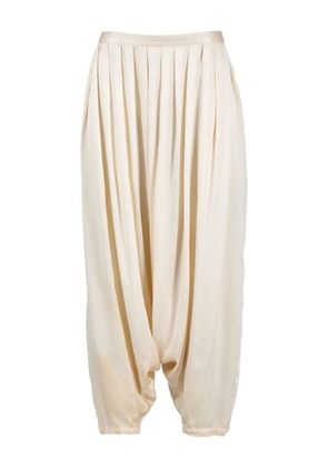 Luciano Soprani Vintage silk trousers - Neutrals