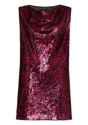 RTA Stevie sequin mini dress - Red