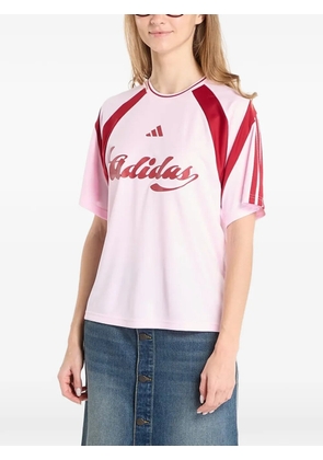 adidas logo t-shirt - Pink