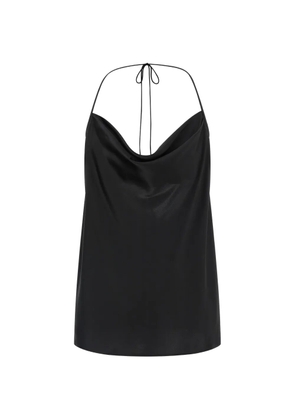 Valentino Garavani tie-up silk top - Black