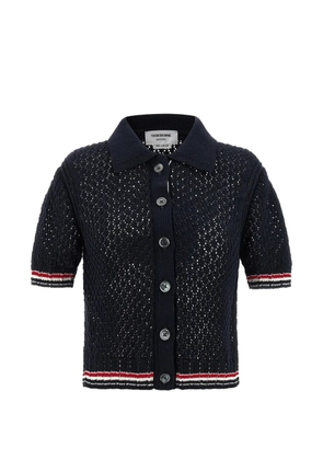 Thom Browne open-work cardigan - Blue