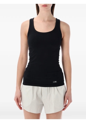 MM6 Maison Margiela ribbed tank top - Black