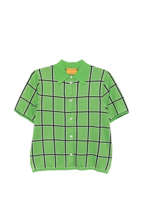 Guest In Residence plaid collared shirt - Green