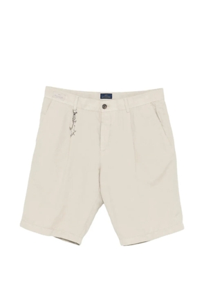 Paul & Shark shark-pendant shorts - Neutrals