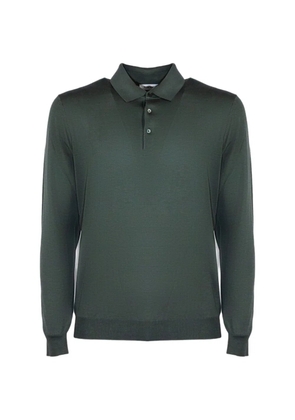 Kangra long-sleeve polo shirt - Green