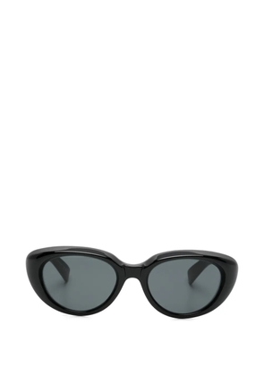 Saint Laurent Eyewear logo-detail sunglasses - Black