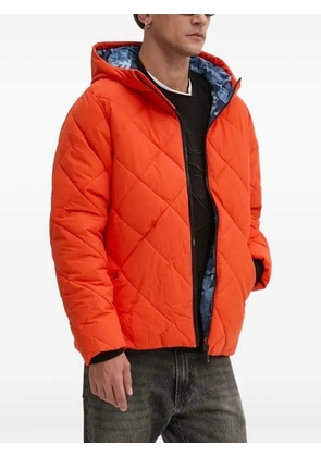 Desigual quilted hooded jacket - Orange