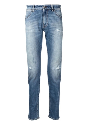 PT Torino distressed slim-cut jeans - Blue