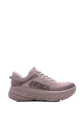 HOKA Bondi 7 logo sneakers - Pink