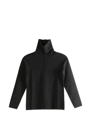 TOTEME buttoned roll-neck cardigan - Black