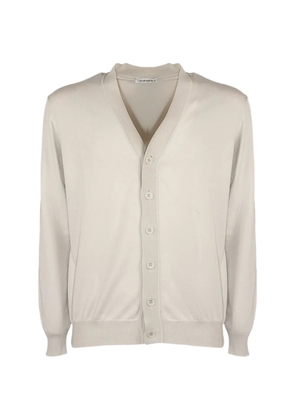 Kangra button V-neck cardigan - Neutrals