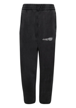Alexander Wang logo-print track pants - Black