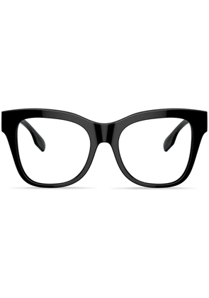 Burberry Eyewear TB-motif square-frame glasses - Black
