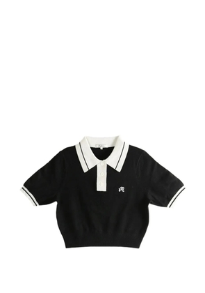 Malbon Golf Mikayla short-sleeves collared polo top - Black
