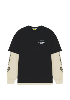 IUTER graphic long-sleeve T-shirt - Black