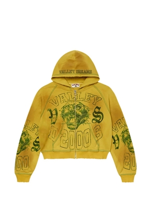 VALE FOREVER zip-up hoodie - Yellow