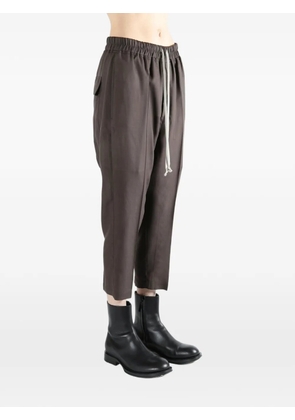 Rick Owens elastic-waistband trousers - Brown