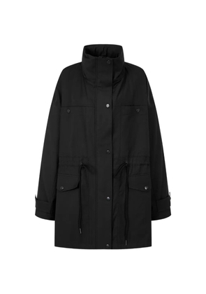 TOMBOY high-neck front-pocket jacket - Black