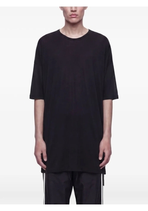 Yohji Yamamoto oversized short-sleeve T-shirt - Black
