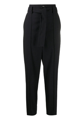 ISABEL MARANT high-waist tapered trousers - Blue