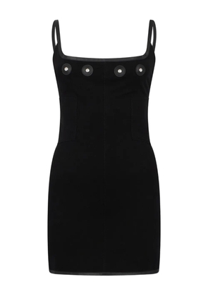 DSQUARED2 zip-fastening studded mini dress - Black