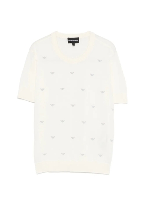 Emporio Armani patterned T-shirt - White
