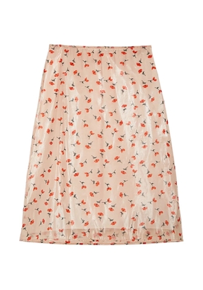 Jil Sander printed midi skirt - Neutrals