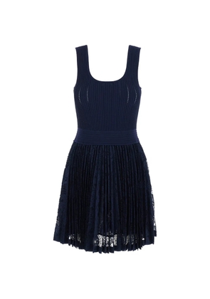 Simkhai Elis ribbed lace dress - Blue