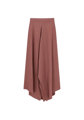 Alysi asymmetric midi skirt - Pink