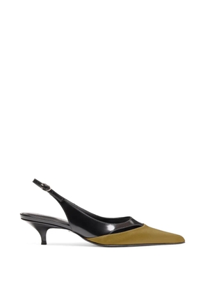 Proenza Schouler Slash slingback pumps - Green