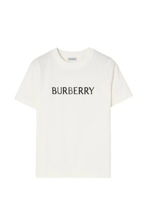 Burberry logo cotton T-shirt - Neutrals