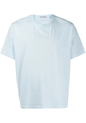 OUR LEGACY crew-neck cotton T-shirt - Blue