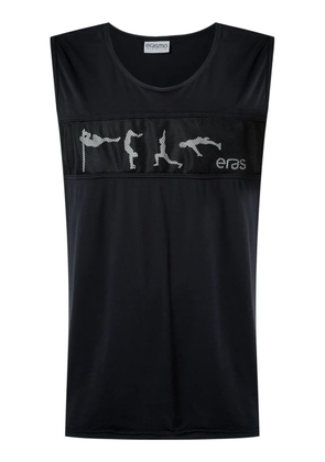 Amir Slama Eras-print sleeveless tank top - Black