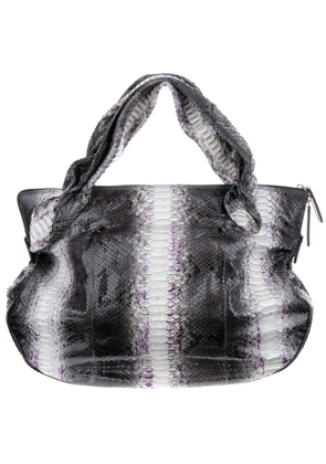 Zagliani Python skin bag - Black