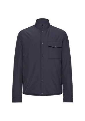 Moncler flap pocket high neck jacket - Blue