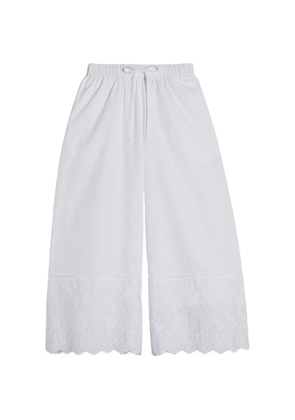 Simone Rocha cropped trim trousers - White