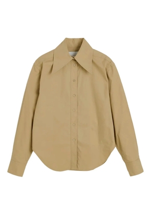 HERSKIND oversized collar button-up shirt - Neutrals