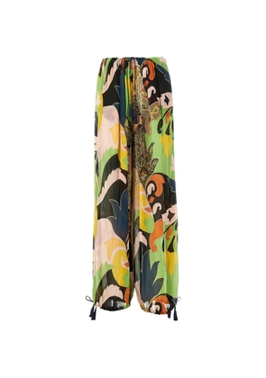 ETRO patterned trousers - Green