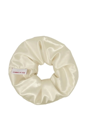 CoA NYC satin scrunchie - Neutrals