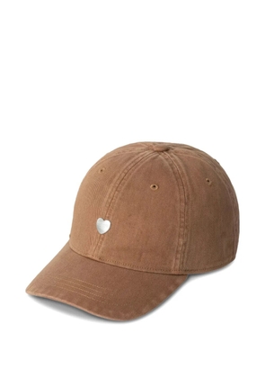 Carhartt WIP heart twill cap - Brown