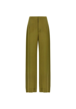 Jejia Jean buttoned silk trousers - Green