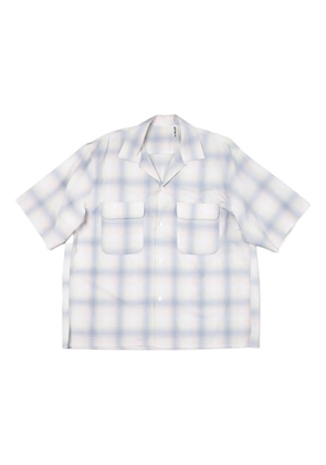 Kaptain Sunshine plaid shirt - White