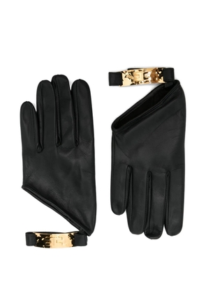 Elisabetta Franchi cut-out buckle gloves - Black