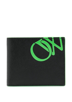 Off-White two-tone bi-fold wallet - Black