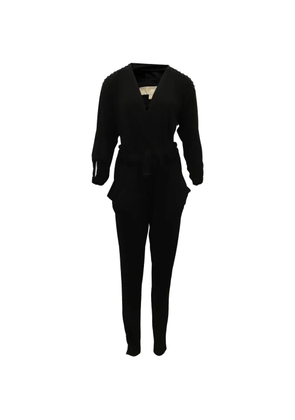 Michael Kors Vintage studded tie-waist jumpsuit - Black